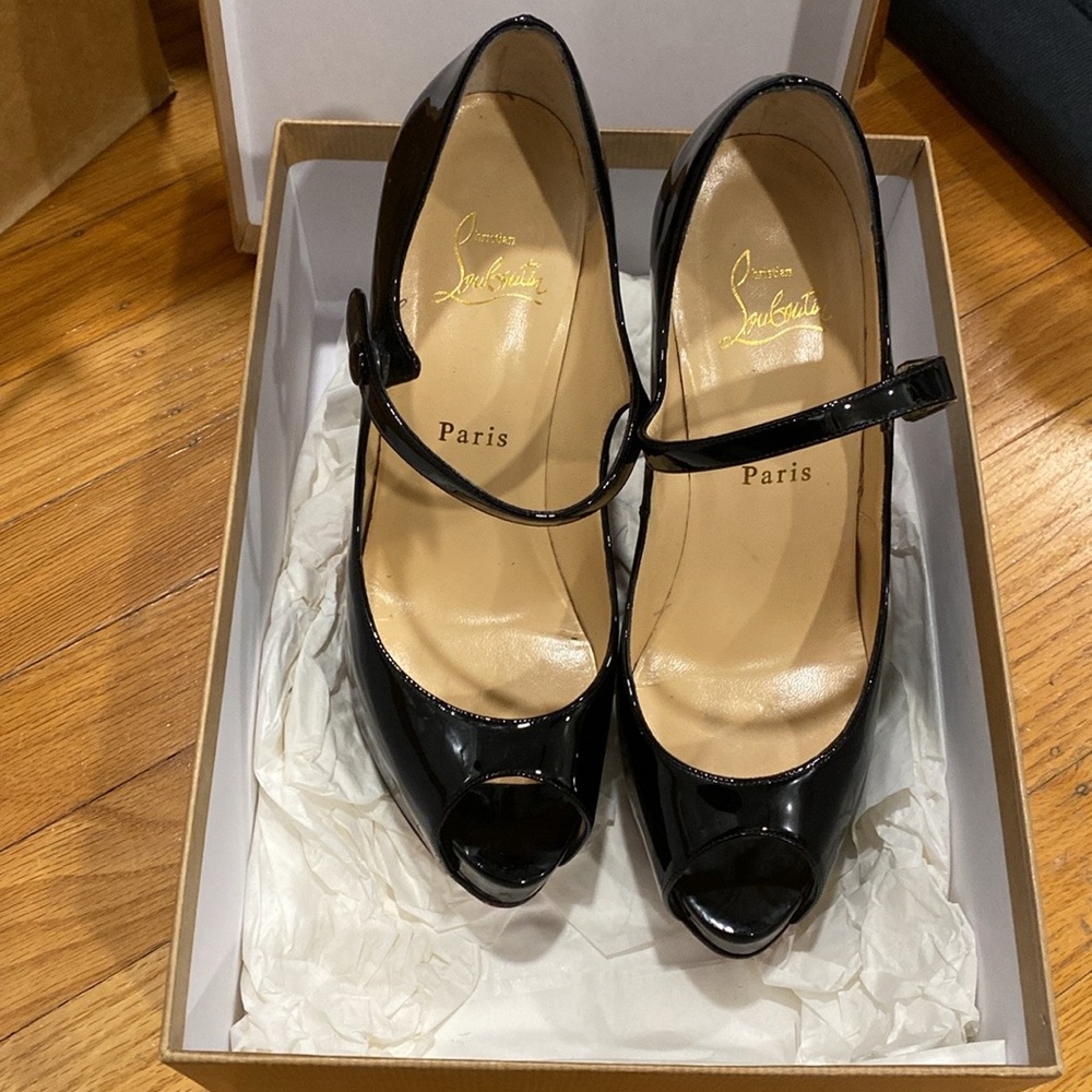 Christian Louboutin Jane Vendome 120 patent pump - Picture 3 of 10